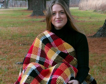 Pump Up the Plaid Blanket (PDF Download)