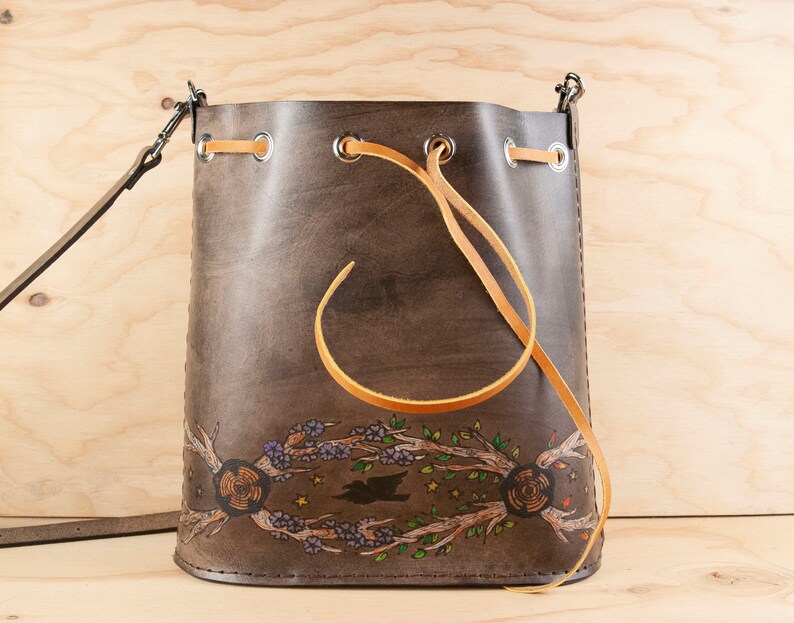 leather bag converts to backpack