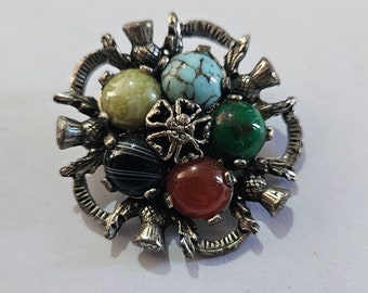 Anneau Argent 925 Serti d'une Agate Yéménite Rouge - Homme