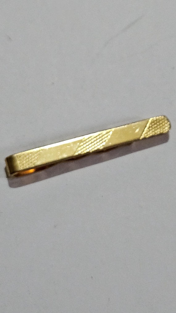 Pince à Cravate Vintage – Plaqué Or – Accessoire Homme élégant D’occasion