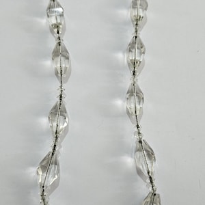 Antique Faceted Rock Crystal Bead Necklace