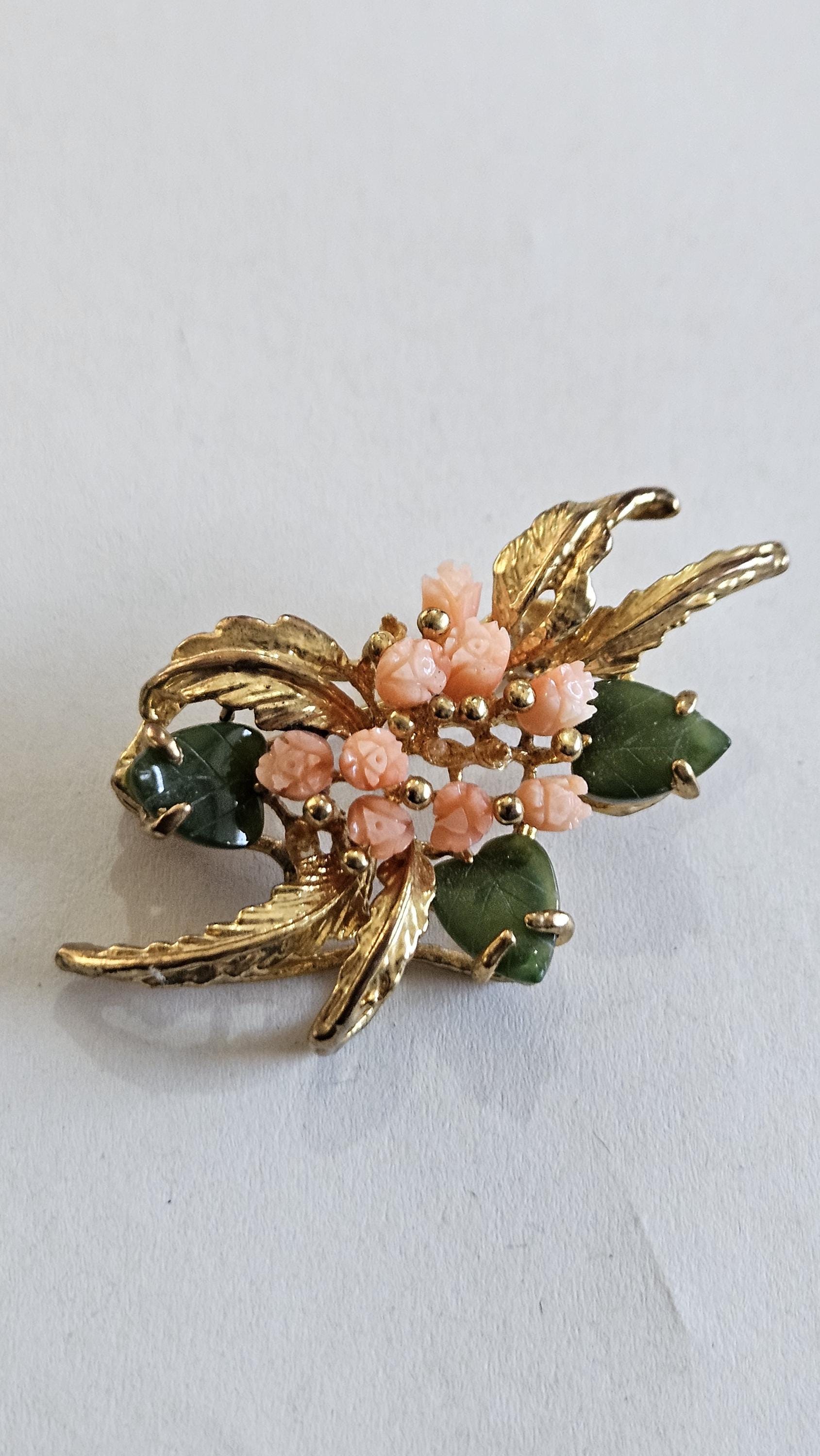 Swoboda jade brooch - Etsy 日本