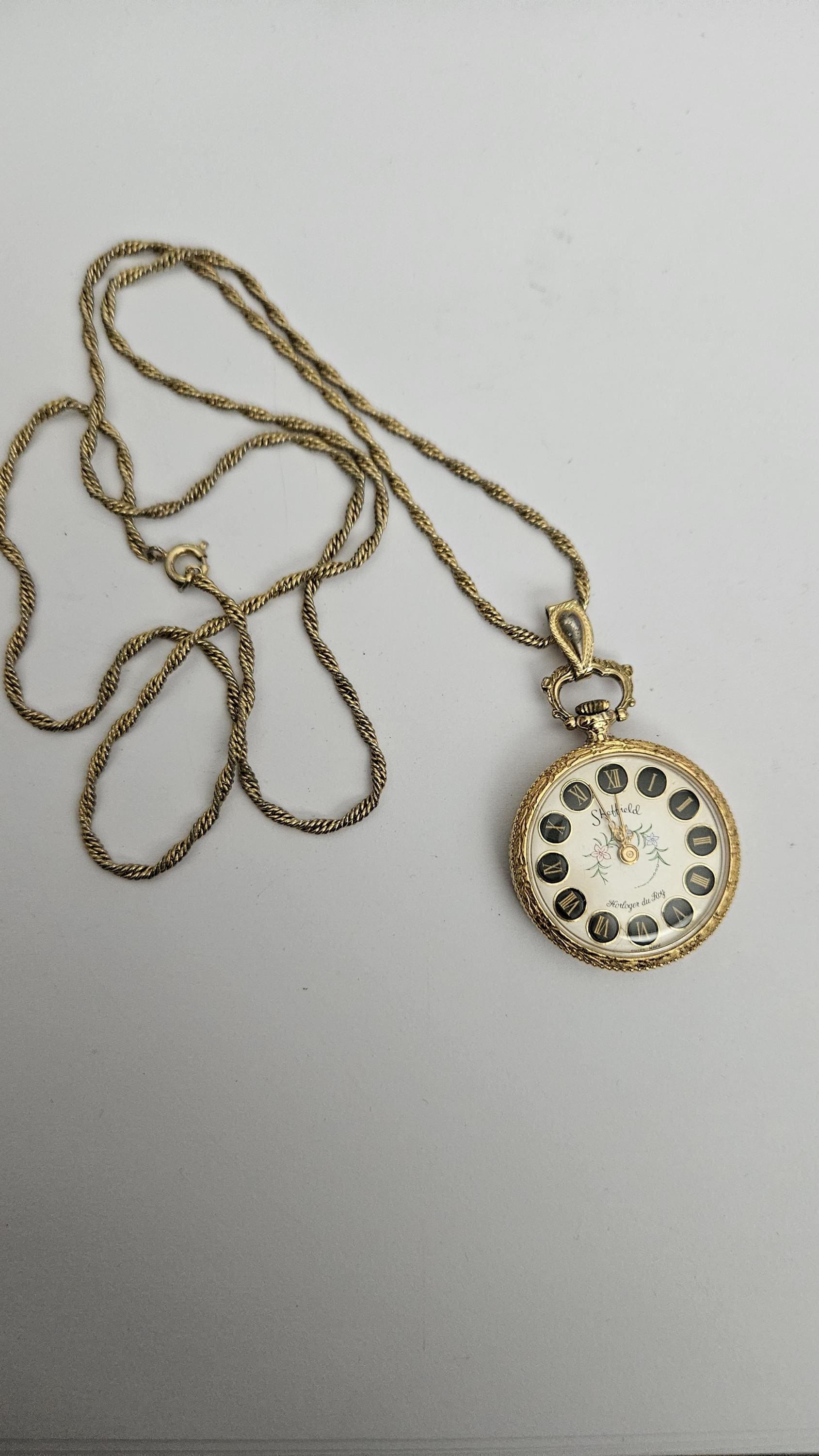 Vintage CustOmeTime Swiss Made Pocket Watch Pendant MCM Bradley Swiss-Made Pocket Watch Pendant Vintage | eBay main image 3