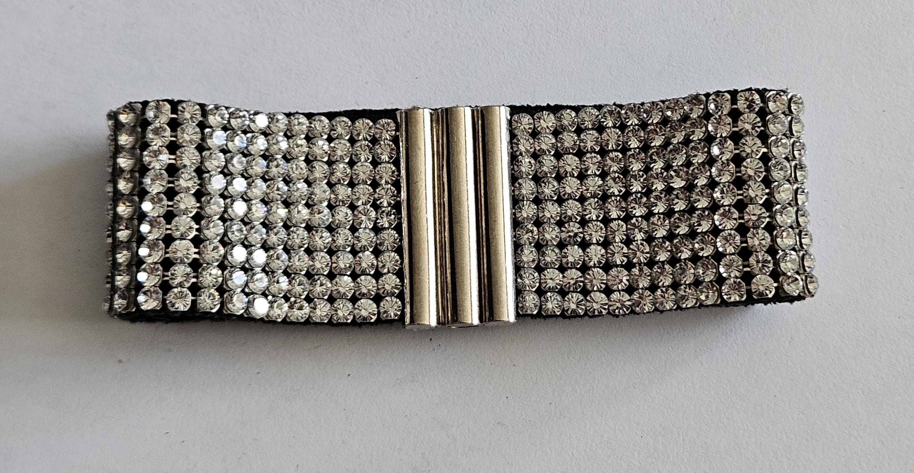 Vintage Daniel Swarovski Paris Diamante Glass Bracelet - Etsy