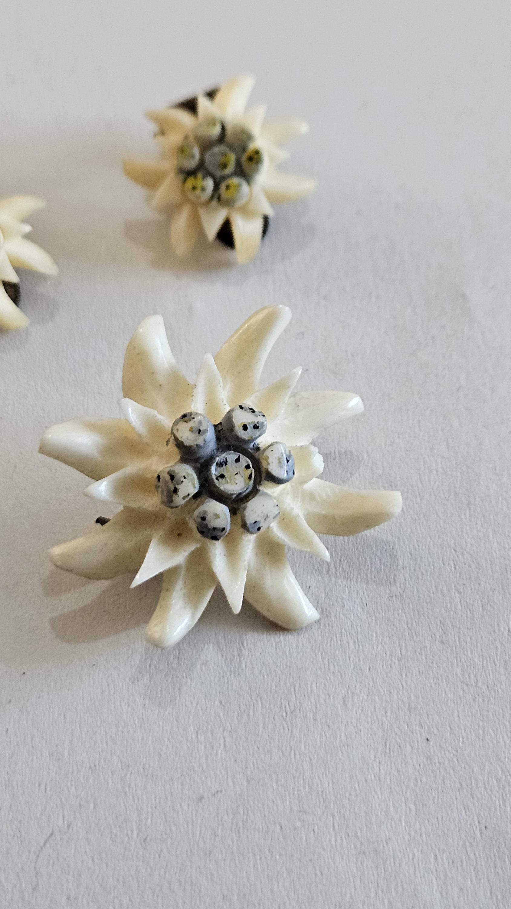 ANCIENNE BROCHE EN Lucite Roses Épanouies EUR 15,00 - FR