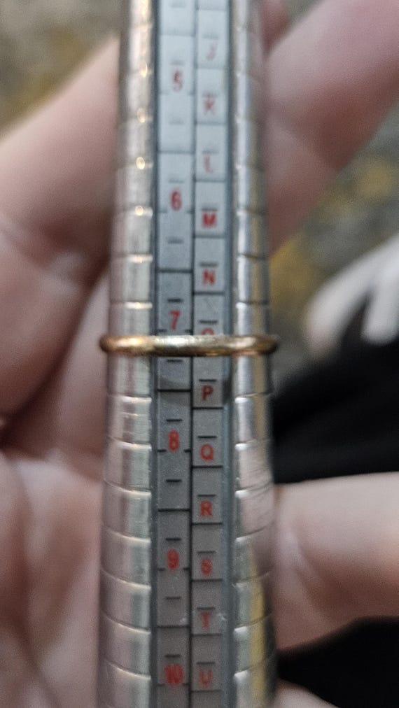 Antique Victorian Gold Shell Paste Ring, Three St… - image 5