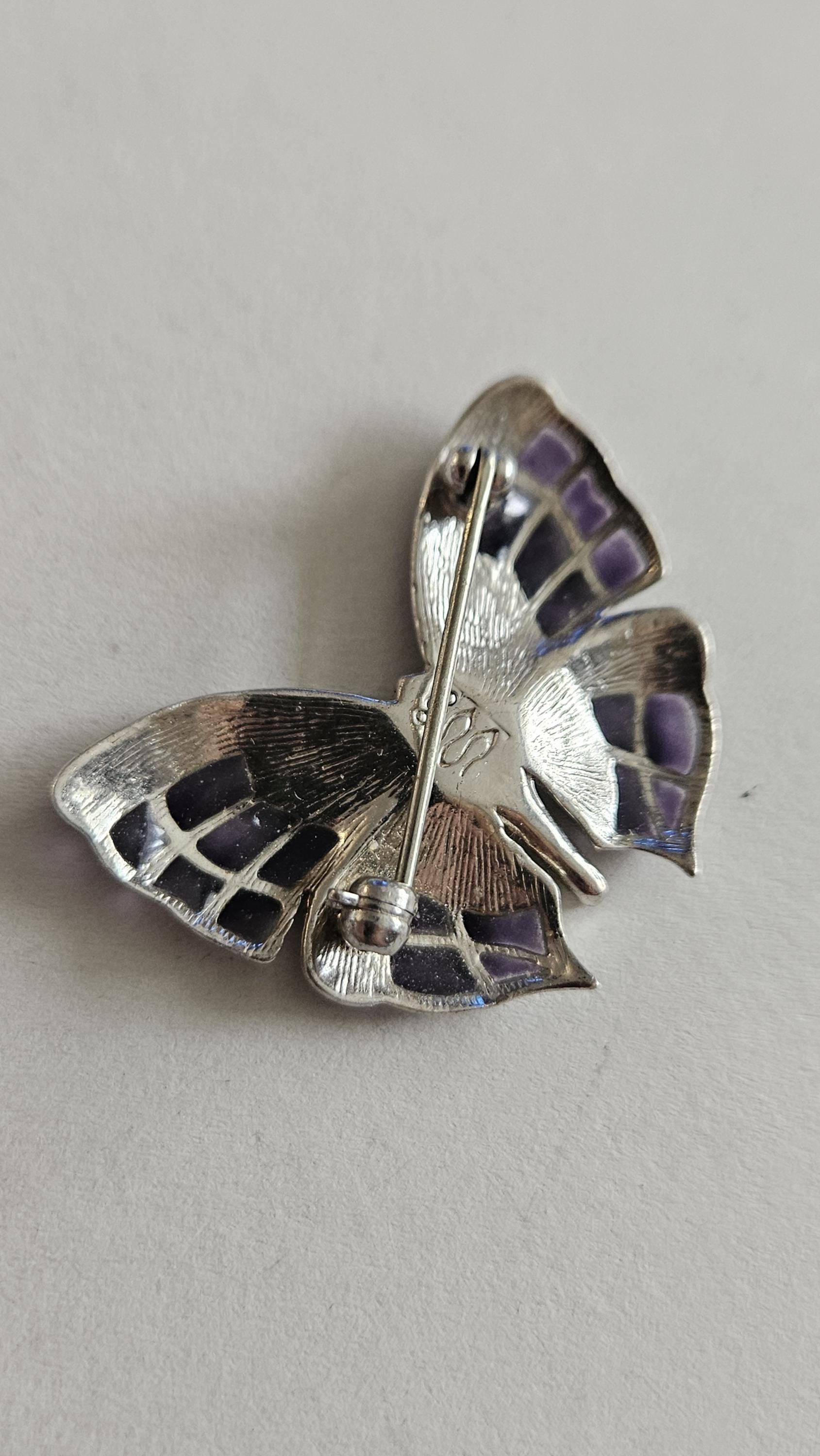 Broche Ancienne Argent – Pierre Translucide (Réf 77943)