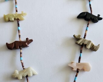 ヴィンテージ ズニ族 ネイティブアメリカン アニマルフェティッシュ