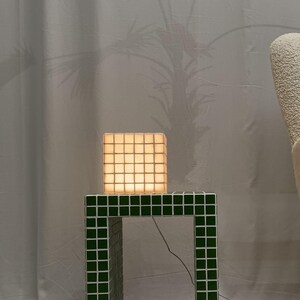 RGB lamp, Tile lamp, Custom lamp, Color-changing, Mosaic lamp, Interior lighting, LED light, Customizable light, Home decor, Custom nightlight, Night decor, Relaxing light, Modern nightlight, Stylish night lamp, Sleep light, Colorful nightlight.