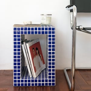 Coffee Tile Table, Tile Side Table, Bedside Shelf, Tile Table, Tile Shelf