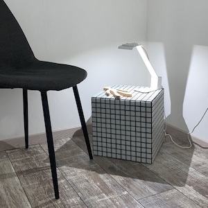 Coffee Tile Table, Tile Side Table, Bedside Shelf, Tile Table, Tile Shelf
