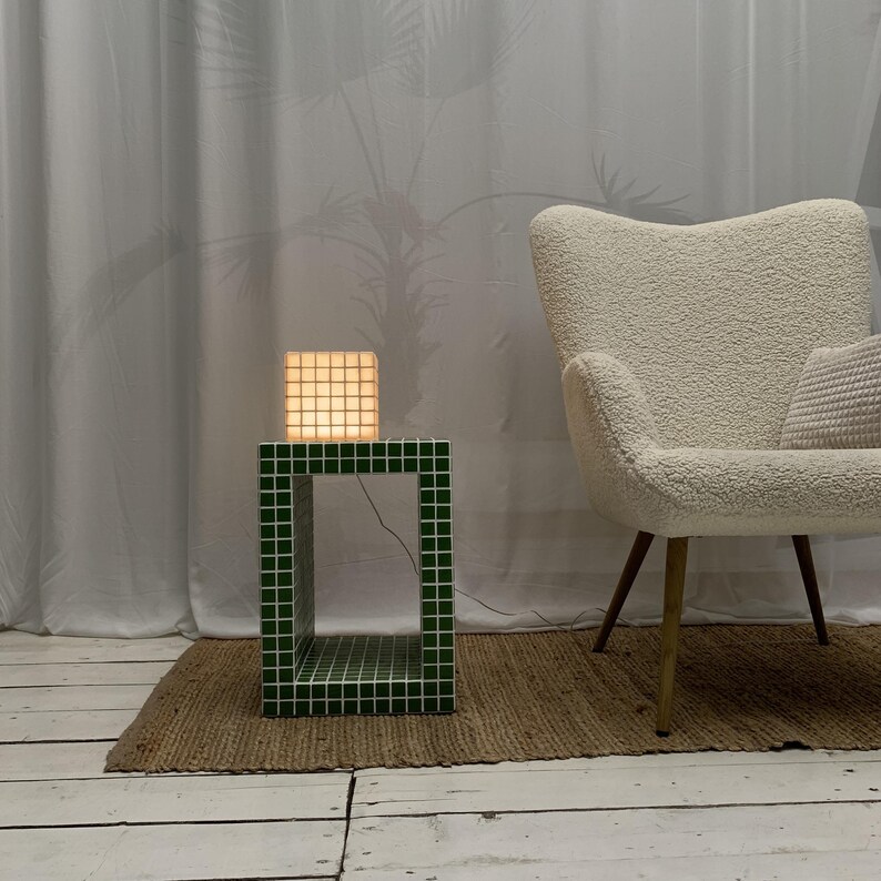 RGB lamp, Tile lamp, Custom lamp, Color-changing, Mosaic lamp, Interior lighting, LED light, Customizable light, Home decor, Custom nightlight, Night decor, Relaxing light, Modern nightlight, Stylish night lamp, Sleep light, Colorful nightlight.