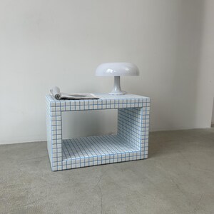 Bedside Shelf, Coffee Tile Table, Tile Side Table, Tile Table, Tile Shelf, Home Decor, Cozy Table