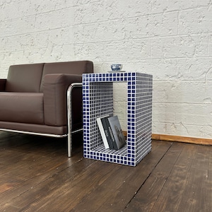 Coffee Tile Table, Tile Side Table, Bedside Shelf, Tile Table, Tile Shelf