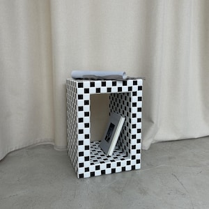 Tile Coffee Table, Mosaic Tile Table, Handmade Tile Table, Colorful Tile Table, Tile Nightstand, Tile End Table, Boho Tile Table