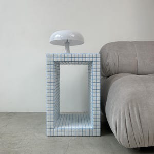 Coffee Tile Table, Tile Side Table, Bedside Shelf, Tile Table, Tile Shelf