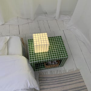 RGB lamp, Tile lamp, Custom lamp, Color-changing, Mosaic lamp, Interior lighting, LED light, Customizable light, Home decor, Custom nightlight, Night decor, Relaxing light, Modern nightlight, Stylish night lamp, Sleep light, Colorful nightlight.