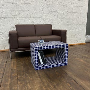 Coffee Tile Table, Tile Side Table, Bedside Shelf, Tile Table, Tile Shelf