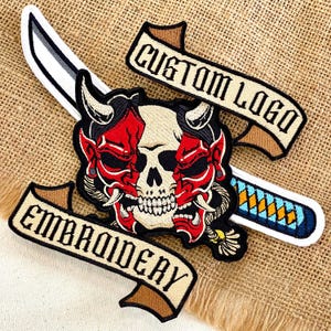 Custom Logo Patch – Bulk Order, Wholesale Embroidered Patches | Iron-On, Sew-On, Velcro | For Business, Teams, Clothes, Jackets, Hats
