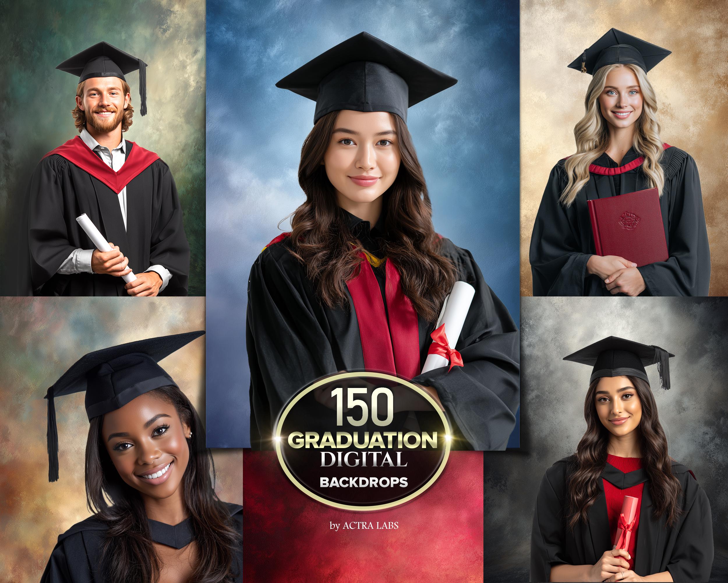 Graduation Texture Background 150 Graduation Digital Backdrops Bundle, Senior Photo Backgrounds, Fine ...