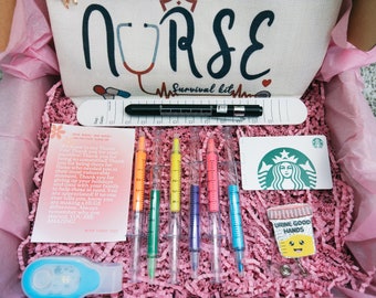 Set di confezioni regalo per la settimana degli infermieri, set da infermiere per collega o amico, confezione regalo di laurea, regalo per un'infermiera in viaggio o per il personale infermieristico