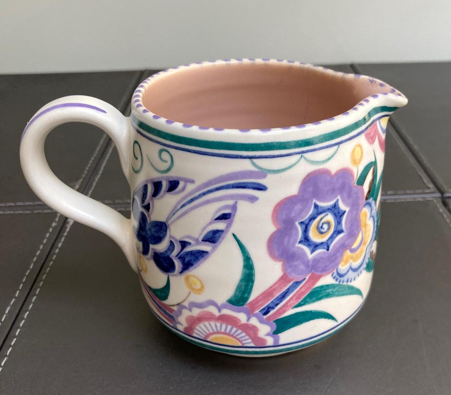 Poole Pottery　ティーセット　ハンドペイント Vintage Poole Pottery Jug - Etsy