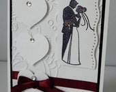 Items similar to Elegant Wedding Card on Etsy