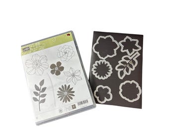 Stampin Up! Secret Garden Rubber Stamp & Die Set - Missing Stem