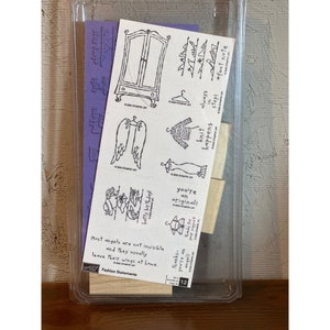 Stampin Up Fashion Statements, Clothes Angel Wings,  Thanks,  Hats,  Shoes,  Hanger Dresser