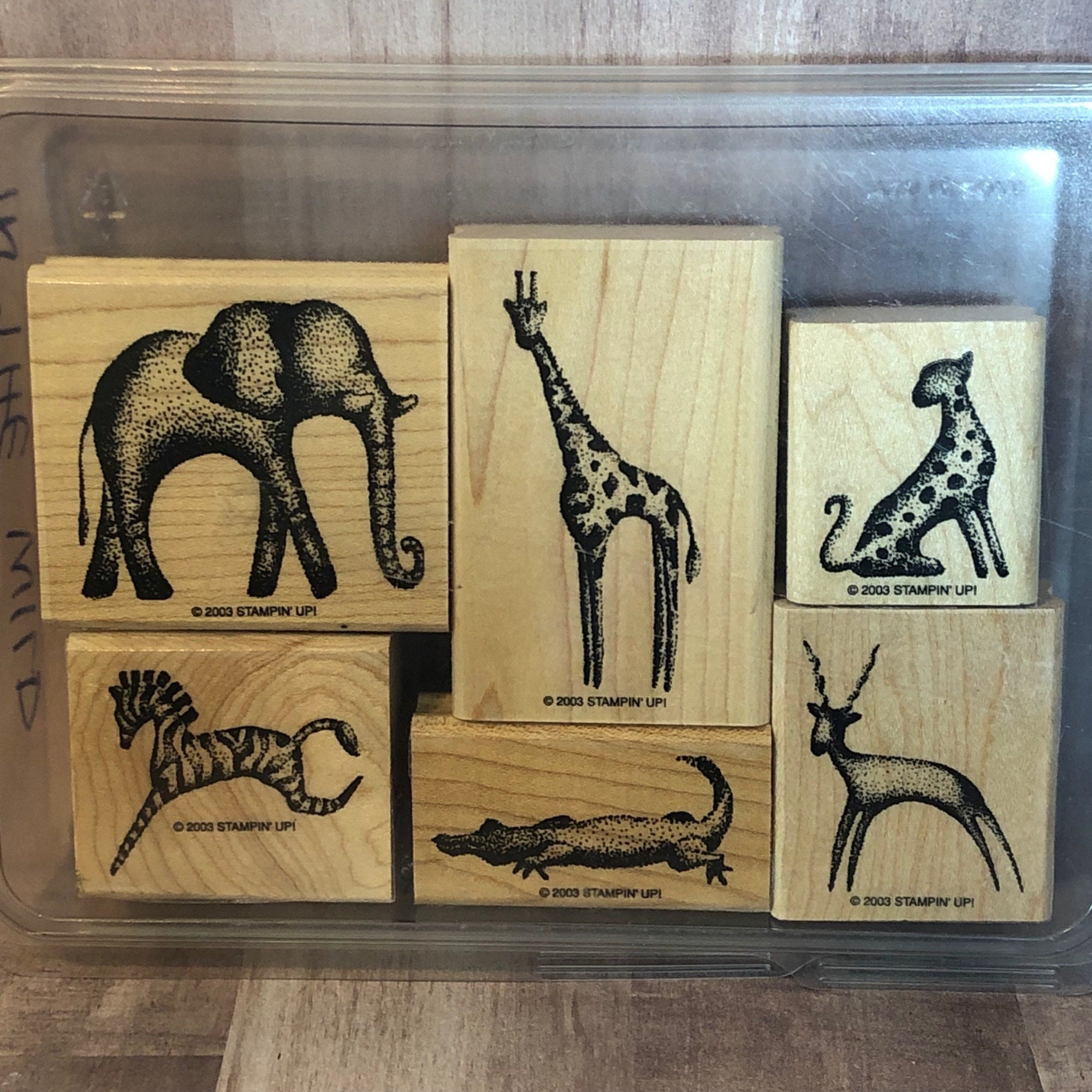 Stampin up in the Wild Rubber Stamps Safari Animals Africa - Etsy Stampin up in the Wild Rubber Stamps Safari Animals Africa - Etsy