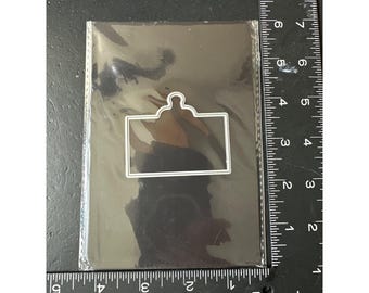 CTMH  Z4024 Thin Cuts Binder Clip Label Die for Planners and Journals