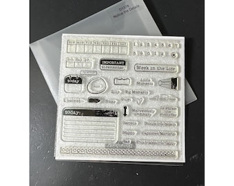 CTMH D1378 Notice The Details Clear Cling Stamps