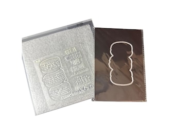 CTMH B1762  Ooh La La Macarons Stamp & Die Set
