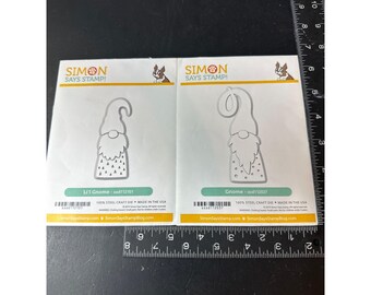 Set de troqueles para manualidades de gnomo y pequeño gnomo de Simon Says Stamp