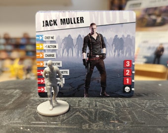 Figurine Jack Muller (Résident Evil) zombicide V2