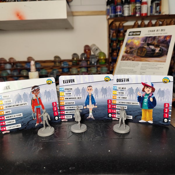 Stranger things Zombicide V2 figures