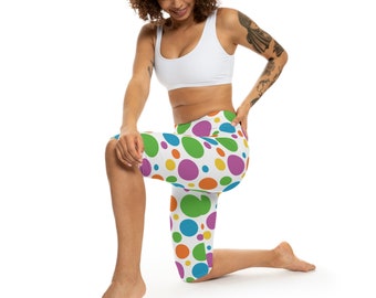 Legging capri à pois au quotidien