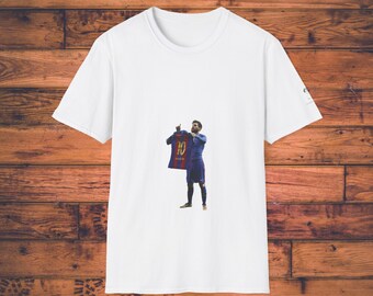 Lionel Messi T-shirt, geweldig voetballer cadeau shirt, voetbal verjaardag, voetballegenden 100% katoenen T-shirt, heren en dames alle maten