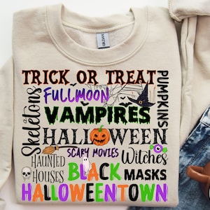 Halloween Png, Halloweentown Png, Retro Halloween Png, Halloween Sublimation Design Download, Trick or Treat Png, Halloween Pumpkin Png, Png