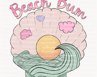 Beach Bum Png, Sommer Png, Stranddesign, Trendy Sommer Design, Retro Sommer Png, Sommer Vibes svg, VSCO png, Kokosnuss Mädchen Png, ästhetischer Png