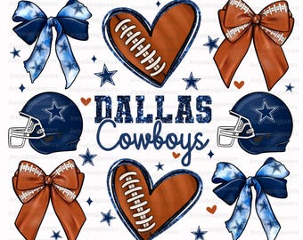 Cowboy Coquette Bow Png, Cowboy Png, Football Coquette Bow, American Football, Cowboy Png, Cowboy Bow Png, Game Day, Football Bow Clipart