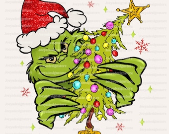 Grinch Christmas Png, Retro Christmas Png, Grinch Santa, Christmas Png, Christmas Characters Png, Christmas 2025 Png, Christmas Movie Png
