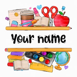 Personalized Teacher png sublimation design download, Teacher&#39;s Day png, custom Teacher png, Back to School Png Teacher name, Teacher png