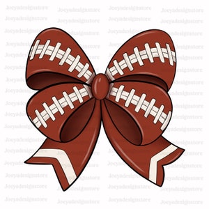Coquette Football Png, Football Bow Png, Football Mom Png, Football Png, Football Sublimation Design, Game Day Png, Football Shirt, Bow Png