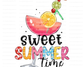 Zoete zomertijd png, zomersublimatiebestand, zomersublimatie, zomer png, retro zomer png, sublimatieontwerp, digitale download, png