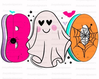 Boo png, Halloween-sublimatie digitaal ontwerp downloaden, Halloween png, spookachtig seizoen png, herfst png, klein meisje png, Hallowen Boo png, spook