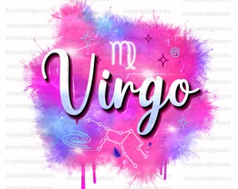Virgo Png, Zodiac Png, Sublimation Design, Horoscope Png, Virgo Zodiac Sign Png, Virgo Svg, Zodiac Png Bundle, Virgo Horoscope Png, Airbrush