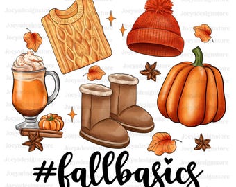 Fall Basics Png, Fall Png, Autumn Png, Trendy Fall Png, Retro Fall Png, Fall Vibes, Coquette Pumpkin Png, Coffee Fall Png, Fall Autumn Shirt