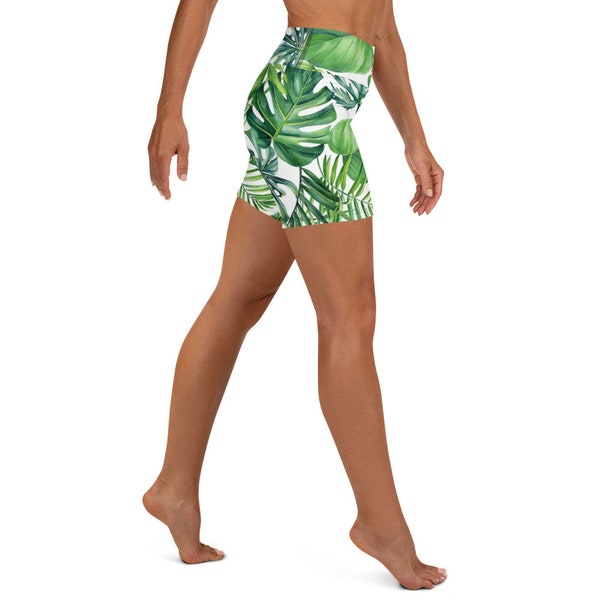 Women’s Yoga Shorts Jungle Green Yoga/Pilates/Fitness