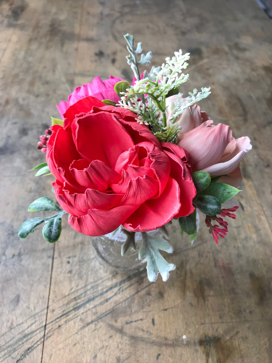 Peony bouquet sola wood flowers Mother's Day flowers Etsy